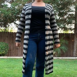 Striped cardigan